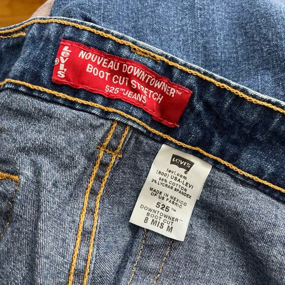 Vintage 2003 y2K Levi's Jeans Women's  8 Downtowner Bootcut - Picture 5 of 7